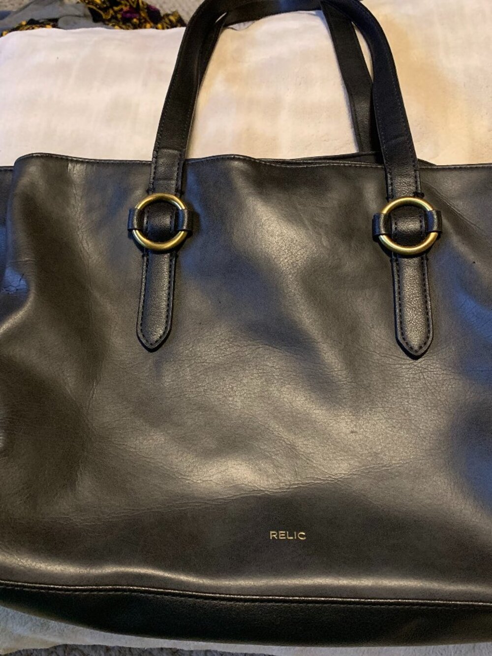 Relic Black Faux Leather Bag